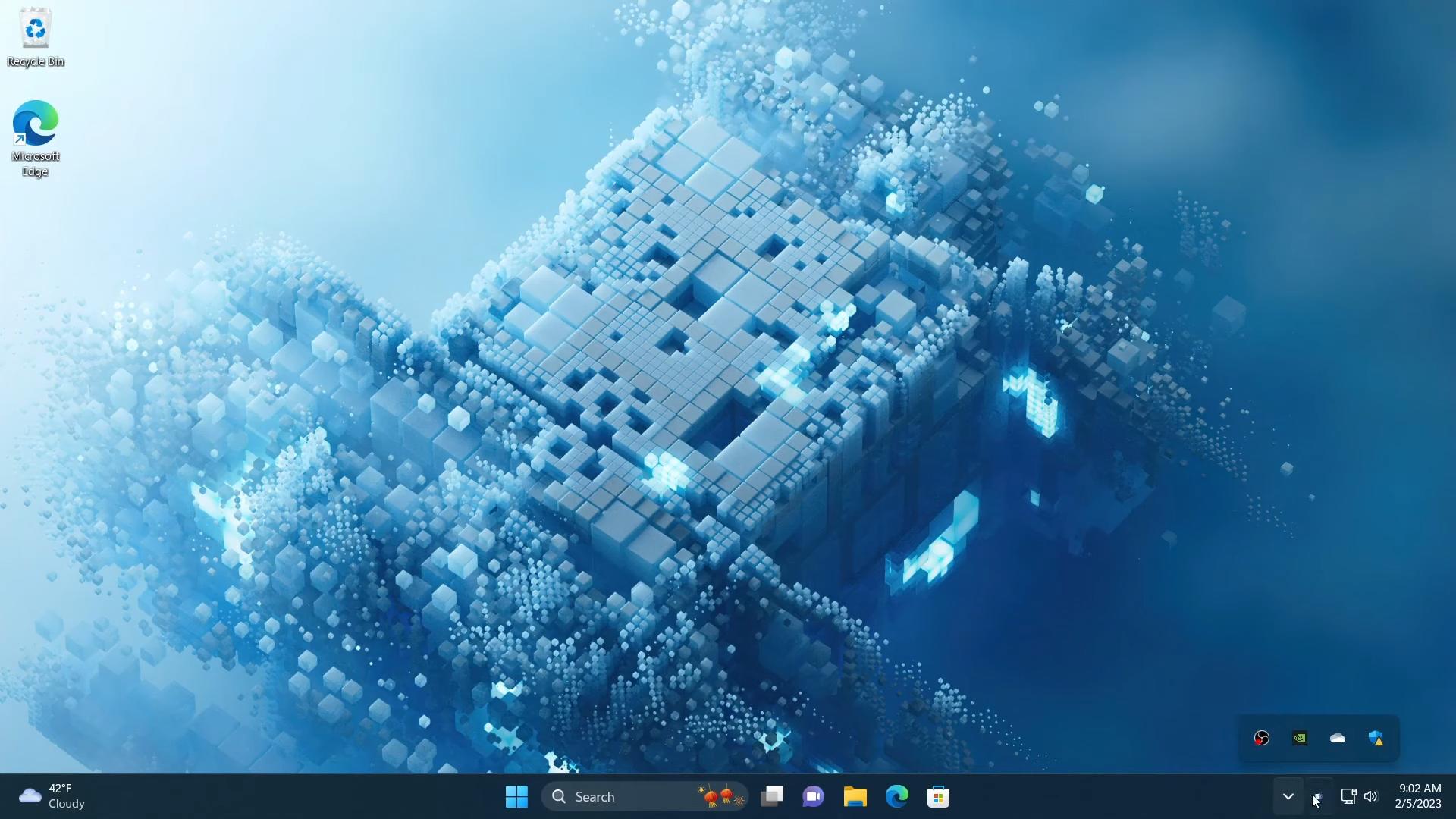 Windows 11 Moment 2 tray and tray overflow icons