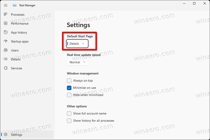 Windows 11 Change Start Page For Task Manager 02