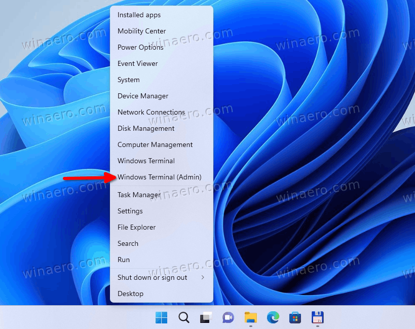 Open Windows Terminal