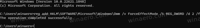 Command Prompt Method