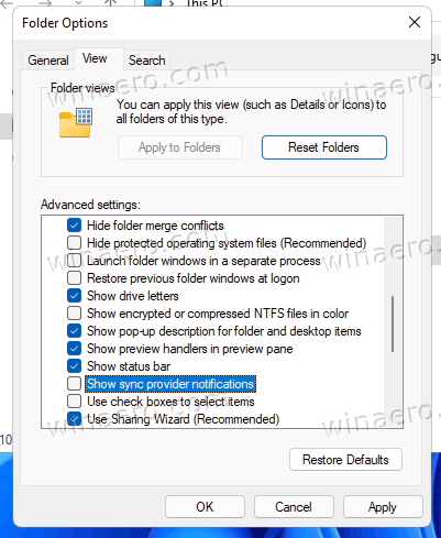 Disable Ads In File Explorer In Windows 11