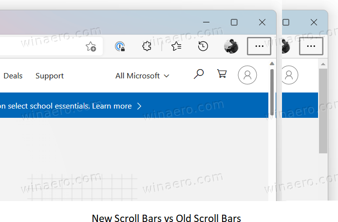 Overlay Scroll Bars In Edge