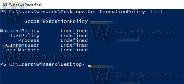 PowerShell See Execution Policy