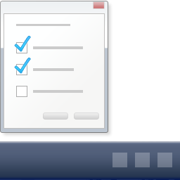 Taskbar Properties Icon 256 Big