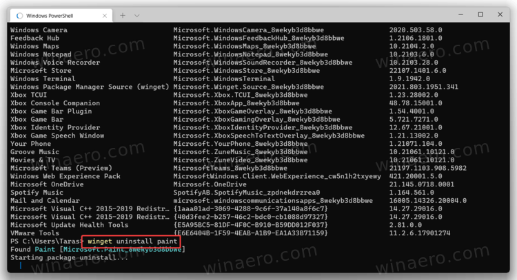Uninstall Preinstalled Apps In Windows 11 With Winget