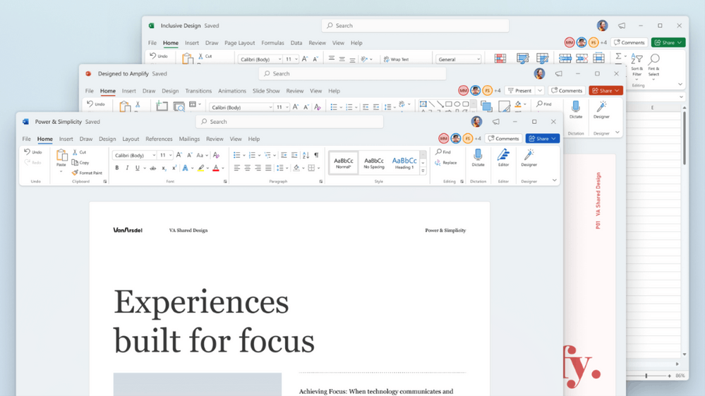 The Windows 11 style in Microsoft Office has become available to more users