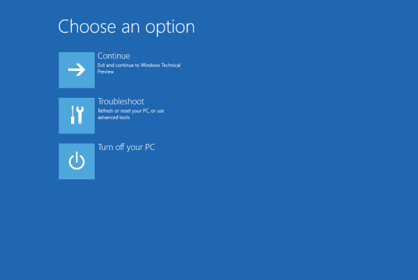 windows 10 advanced startup options