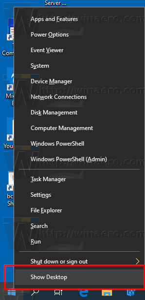 Windows 10 WinX Menu Shortcut New Name