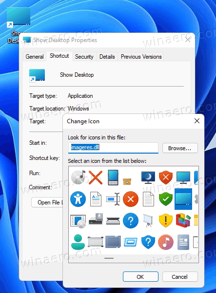 Windows 11 Change Shortcut Icon