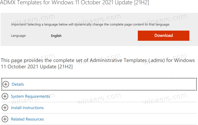 Windows 11 Download Administrative Templates ADMX