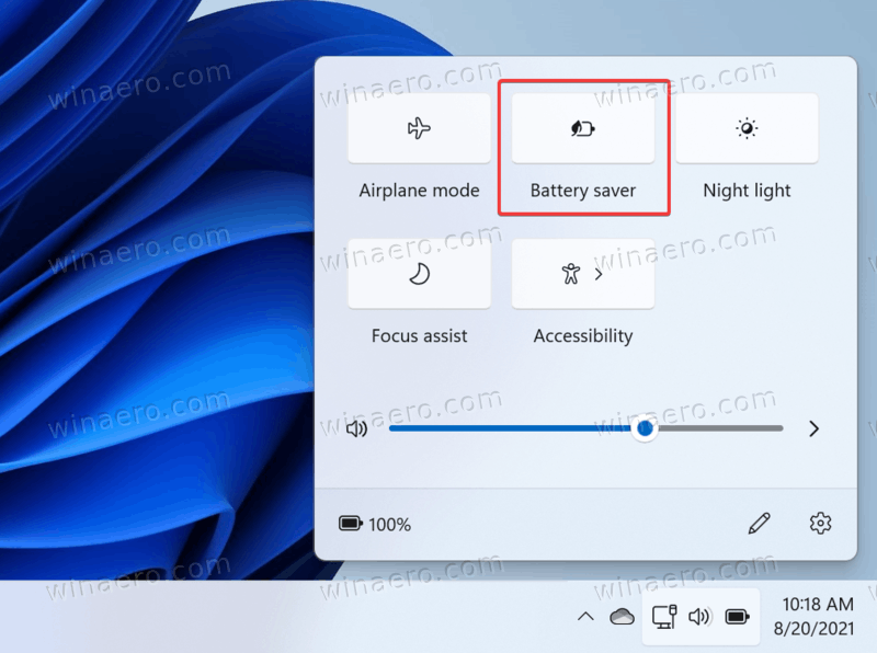 Windows 11 Quick Actions