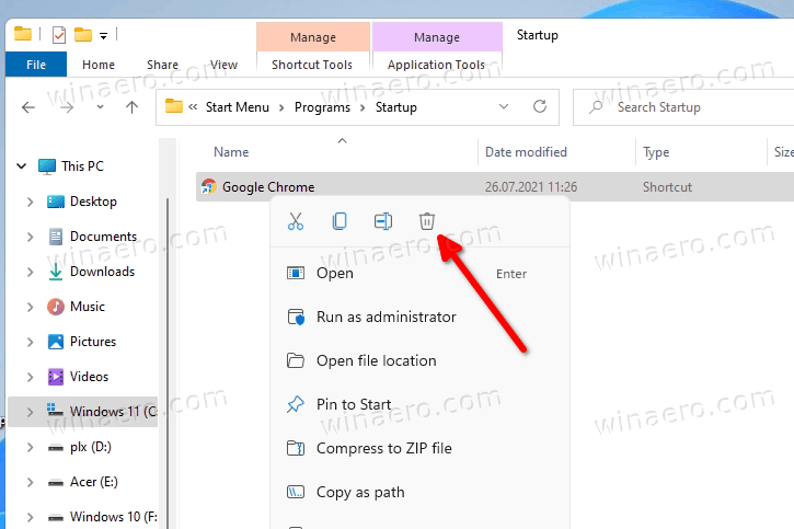 Windows 11 Remove App From Startup In Startup Folder