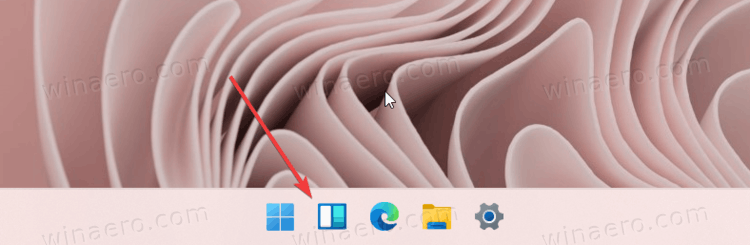 Windows 11 Widgets Button